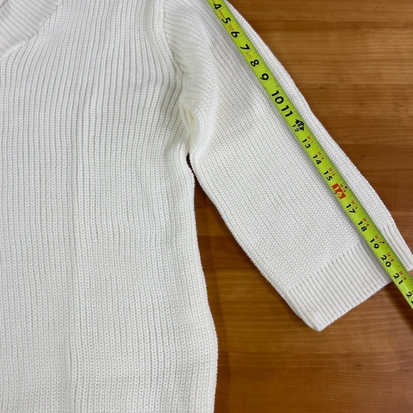 Topshop NWOT oversized knit Vneck mini sweater dress medium 8-10 - Picture 9 of 11